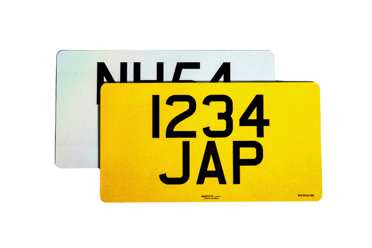 Set Of Japanese Import Number Plates