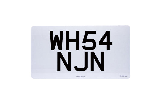 Japanese Import Front Number Plate