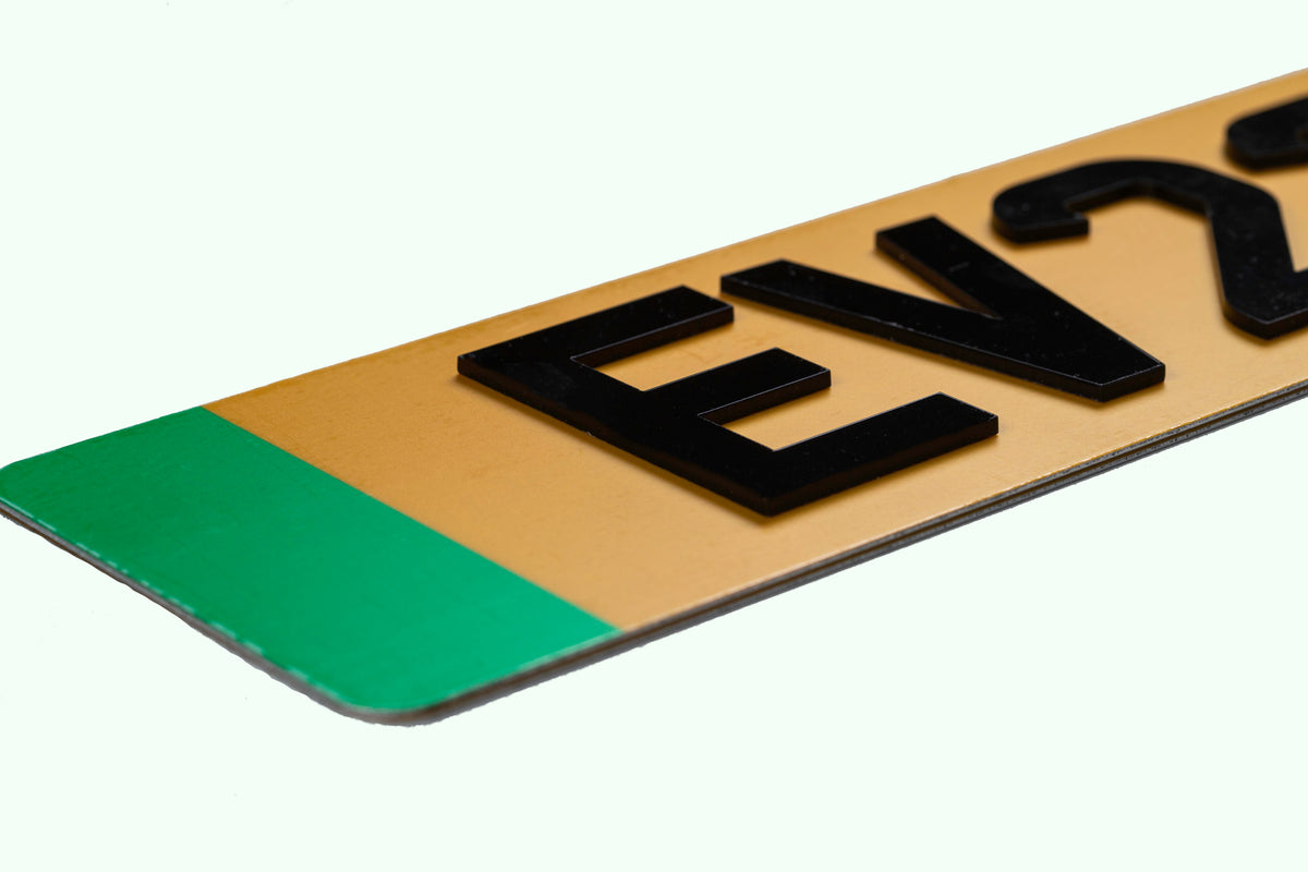 Set Of 4D Number plates